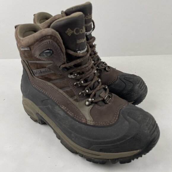 Columbia Omni-Tech Bugaboot Men's 8.5 M1359-248 Insulated Hike Work Winter Black - Picture 1 of 12